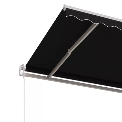  antracitszürke automata napellenző 500 x 350 cm