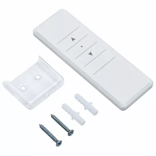  kék/fehér automata szélérzékelős és LED-es napellenző 600x300cm