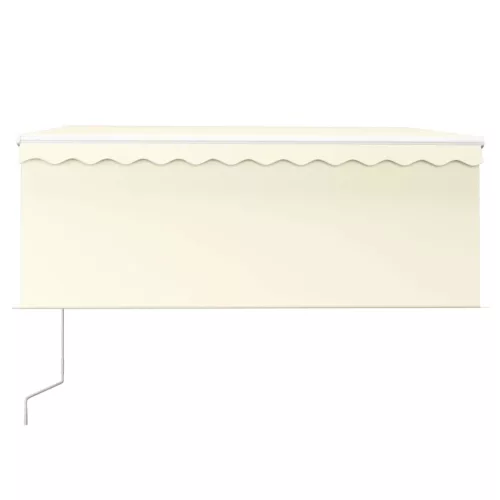  krémszínű automata kihúzható napellenző redőnnyel 3 x 2,5 m
