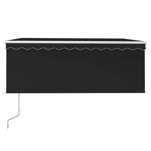  antracitszürke automata kihúzható napellenző redőnnyel 3x2,5 m