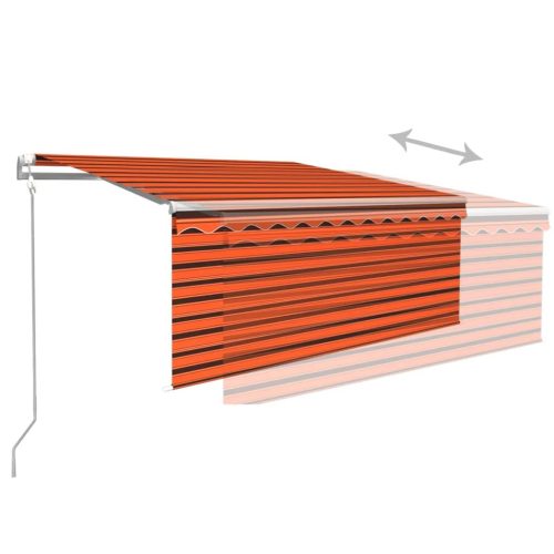  automata redőnyös, LED-es, szélérzékelős napellenző 3,5x2,5 m  