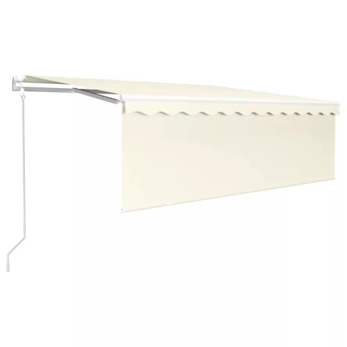  krémszínű automata napellenző redőnnyel 4 x 3 m 