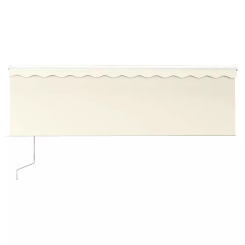  krémszínű automata napellenző redőnnyel 4 x 3 m 