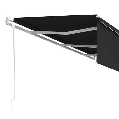  antracitszürke automata redőnyös napellenző 6 x 3 m