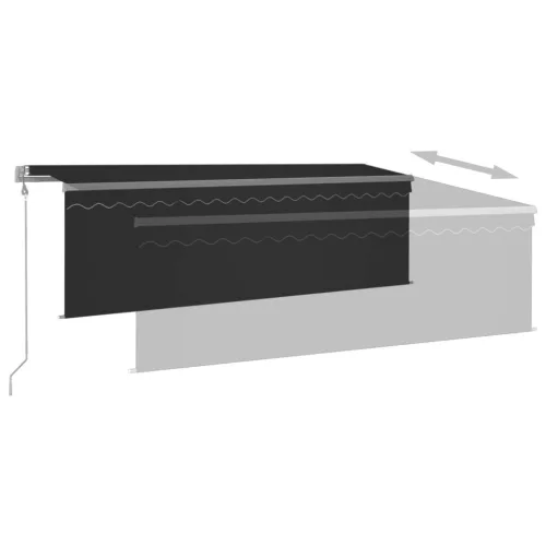  antracitszürke automata napellenző redőnnyel 4 x 3 m  