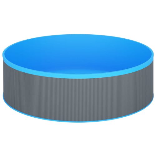  szürke merülőmedence felfüggeszthető szkimmerrel és szivattyúval 350 x 90 cm