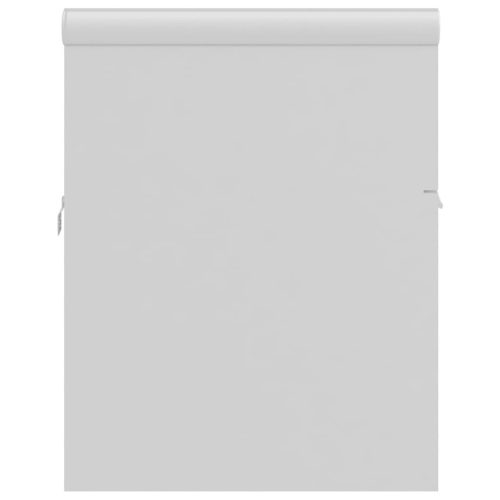  fehér szerelt fa mosdószekrény beépített mosdókagylóval