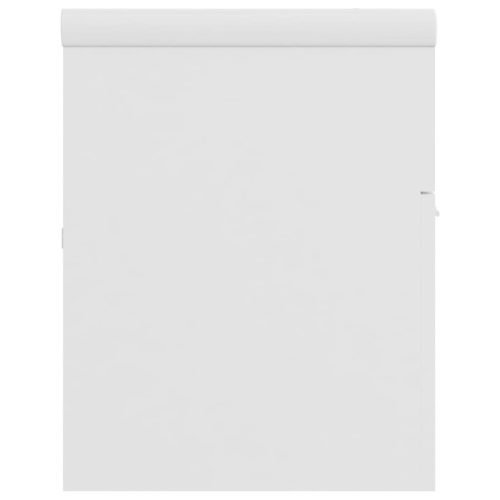  fehér forgácslap mosdószekrény beépített mosdókagylóval