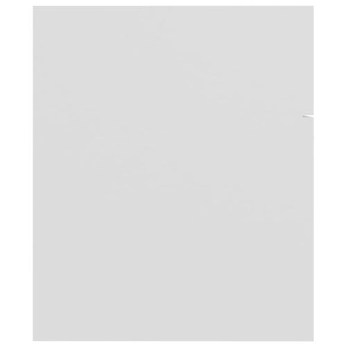  fehér szerelt fa fürdőszobai bútorszett