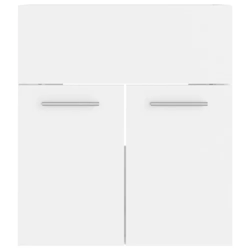  fehér forgácslap fürdőszobai bútorszett