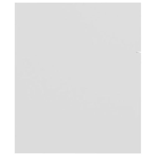  fehér szerelt fa fürdőszobai bútorszett