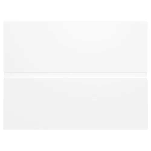  fehér szerelt fa mosdószekrény beépített mosdókagylóval