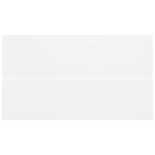  fehér szerelt fa mosdószekrény beépített mosdókagylóval