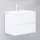  fehér szerelt fa mosdószekrény beépített mosdókagylóval