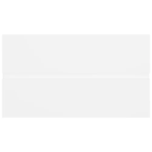  fehér szerelt fa mosdószekrény beépített mosdókagylóval