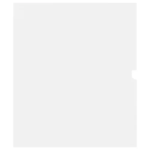  fehér szerelt fa mosdószekrény beépített mosdókagylóval