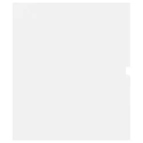  fehér szerelt fa mosdószekrény beépített mosdókagylóval