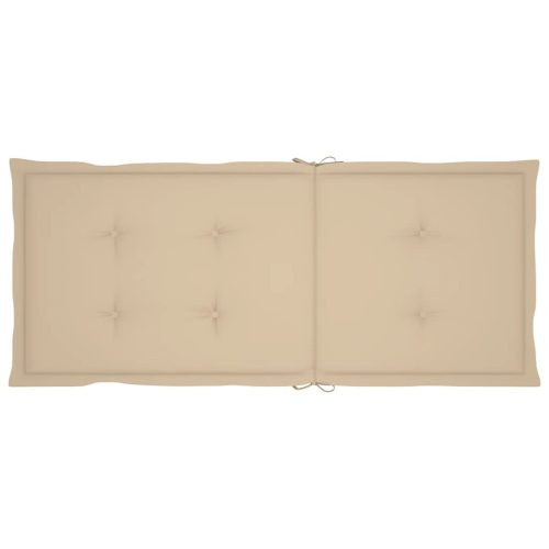  8 db dönthető tömör tíkfa kerti szék párnákkal