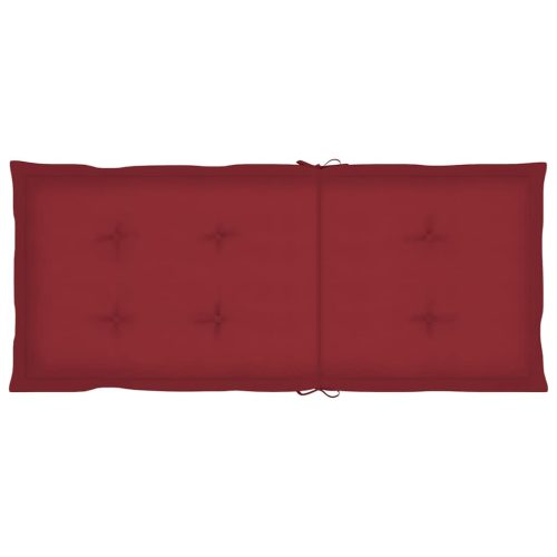  8 db dönthető tömör tíkfa kerti szék párnákkal