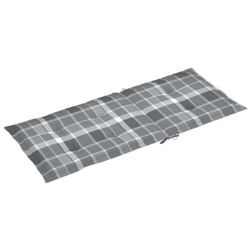  8 db dönthető tömör tíkfa kerti szék párnákkal