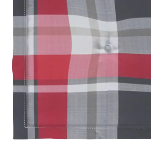  6 db összecsukható tömör tíkfa kerti szék párnával