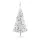 ezüstszínű PET megvilágított műkarácsonyfa gömb szettel 120 cm