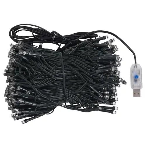  fehér PVC megvilágított műkarácsonyfa gömb szettel 120 cm