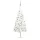  fehér megvilágított műkarácsonyfa gömb szettel 120 cm