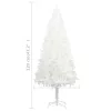  fehér megvilágított műkarácsonyfa gömb szettel 120 cm