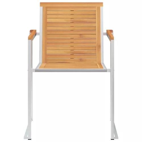  6 db tömör tíkfa kerti szék párnákkal