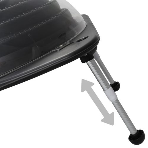  2 db HDPE és alumínium napelemes medencefűtő 75 x 75 x 36 cm