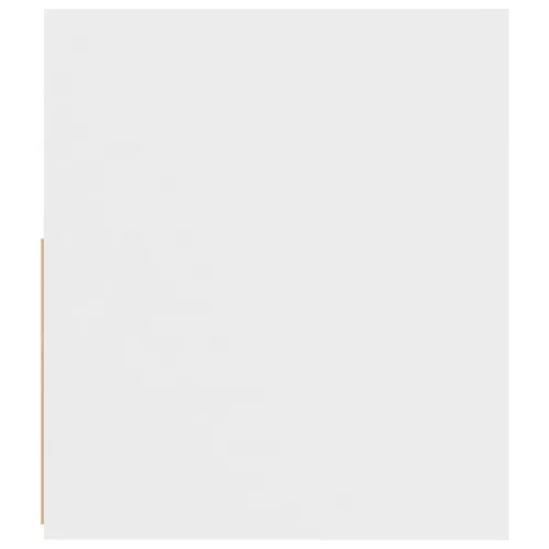  2 db fehér éjjeliszekrény LED-del 60 x 35 x 40 cm