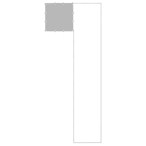 ezüstszínű acél kutyakennel 7,26 m²