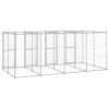  kültéri horganyozott acél kutyakennel 9,68 m²