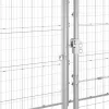  kültéri horganyozott acél kutyakennel tetővel 7,26 m²