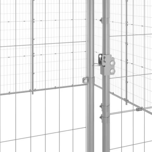  kültéri horganyozott acél kutyakennel 14,52 m²
