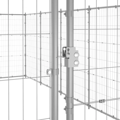  kültéri horganyozott acél kutyakennel 79,86 m²
