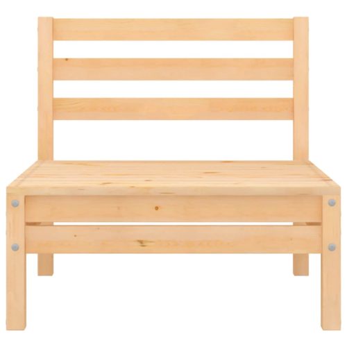  kétszemélyes tömör fenyőfa kerti kanapé