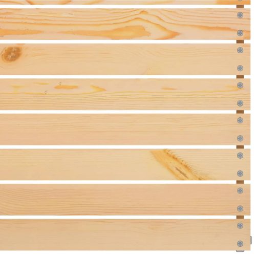  kétszemélyes tömör fenyőfa kerti kanapé