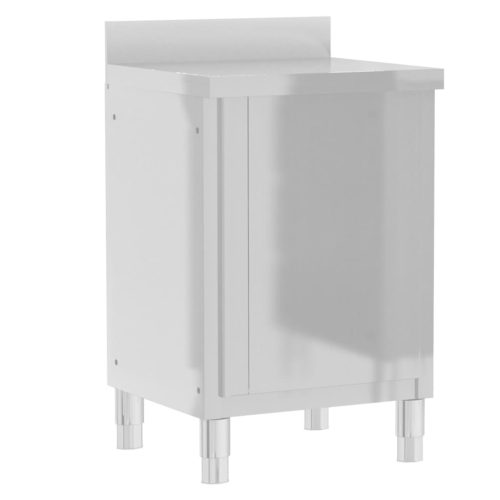  3 db rozsdamentes acél kereskedelmi konyhaszekrény