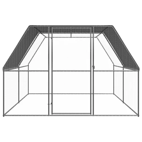  kültéri horganyzott acél tyúkól 3 x 4 x 2 m