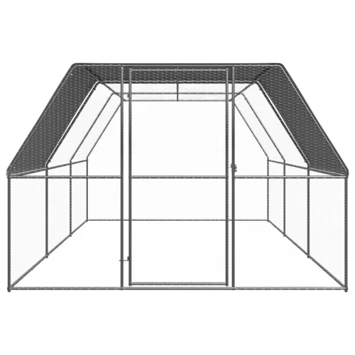  kültéri horganyzott acél tyúkól 3 x 6 x 2 m