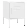  2 db fehér acél éjjeliszekrény 35 x 35 x 51 cm