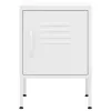  2 db fehér acél éjjeliszekrény 35 x 35 x 51 cm