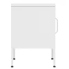  2 db fehér acél éjjeliszekrény 35 x 35 x 51 cm