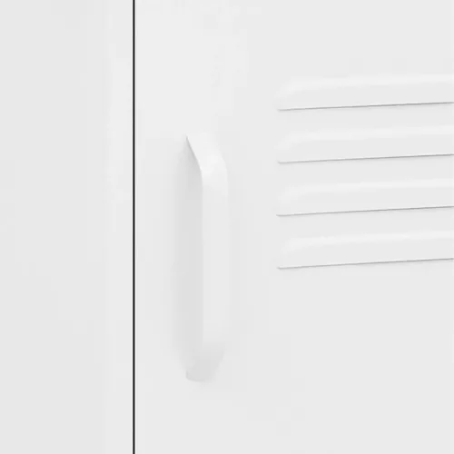  2 db fehér acél éjjeliszekrény 35 x 35 x 51 cm