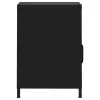  2 db fekete acél éjjeliszekrény 35 x 35 x 51 cm
