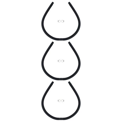  3 db ívelt napelemes medencefűtő panel 110 x 65 cm