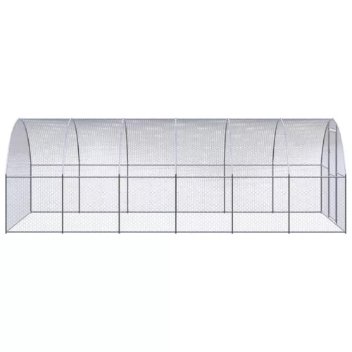  kültéri horganyzott acél tyúkól 3 x 6 x 2 m