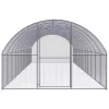 kültéri horganyzott acél tyúkól 3 x12 x 2 m